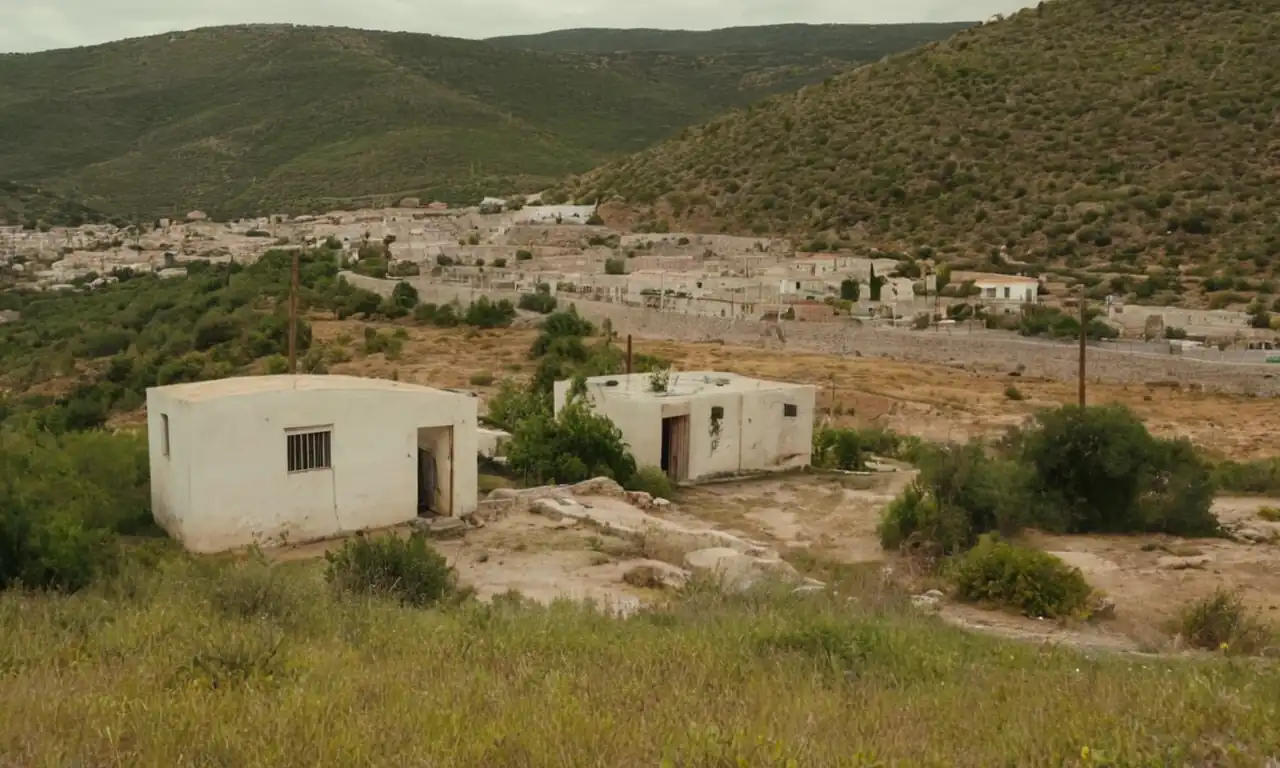 Electricidad pura en un paisaje urbano rodeada de huelas negras