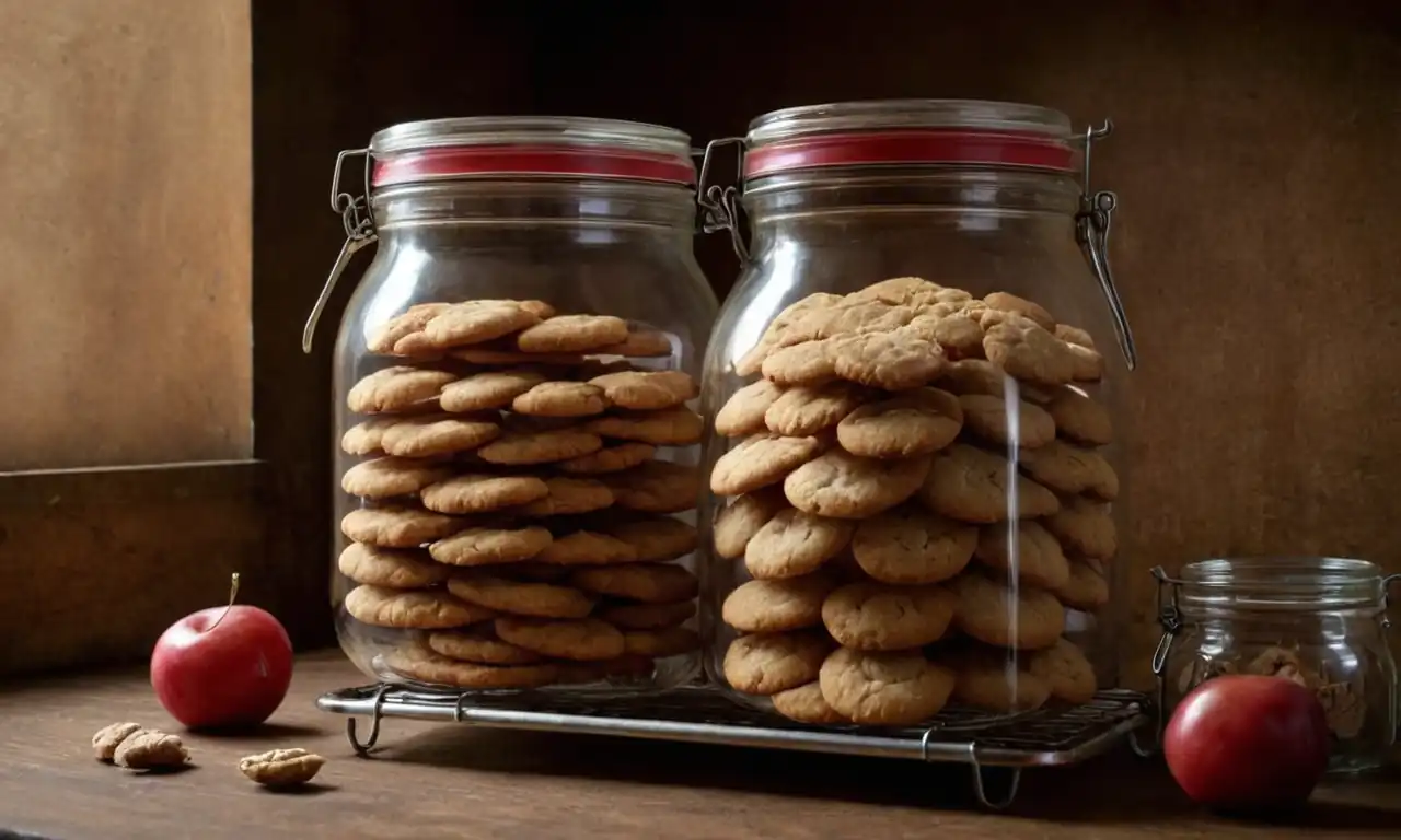 Galleta jar, airtight container, baking sheet, wire rack