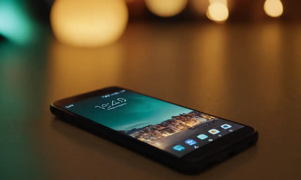 Smartphones con fondos animados