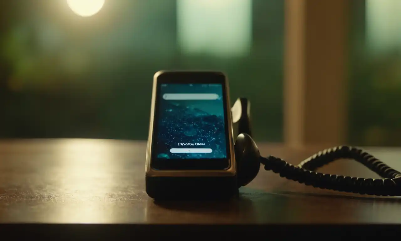 Un teléfono inteligente con un fondo de pantalla cambiante dinámico