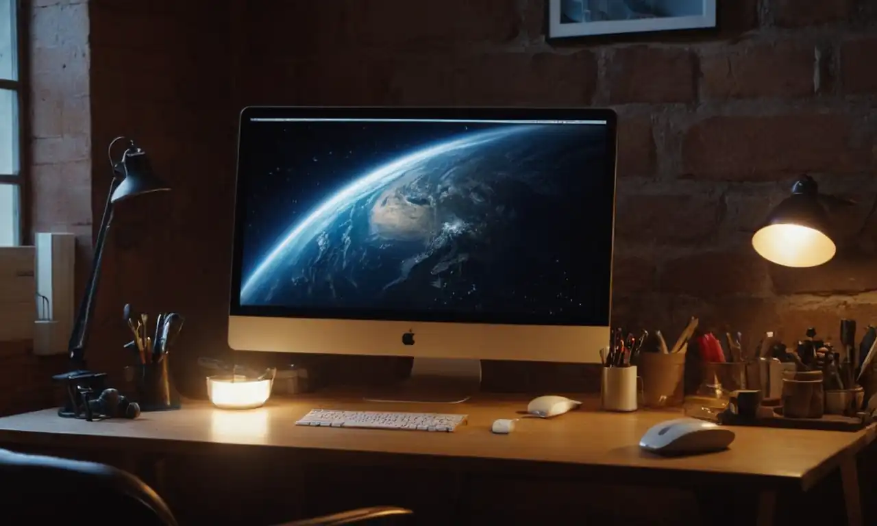 Escritorio Mac con screenshot abierto