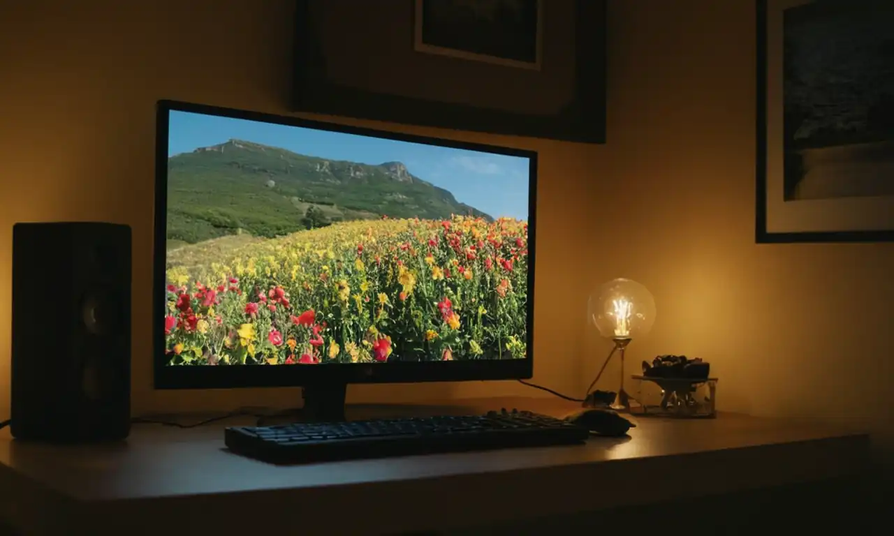 Una pantalla de ordenador con una configuración personalizada