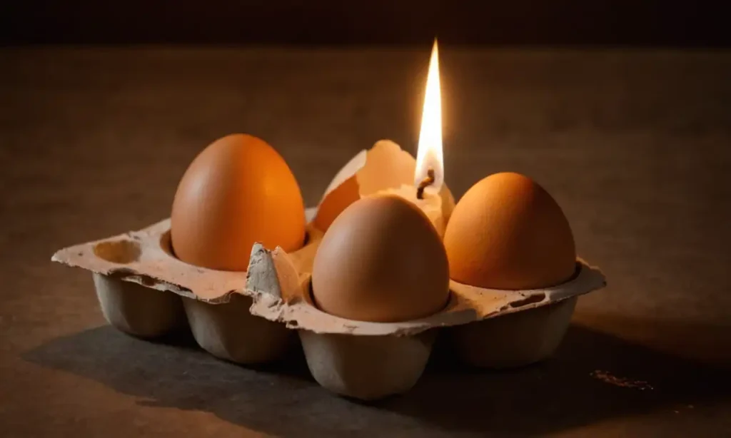 Fresh egg carton