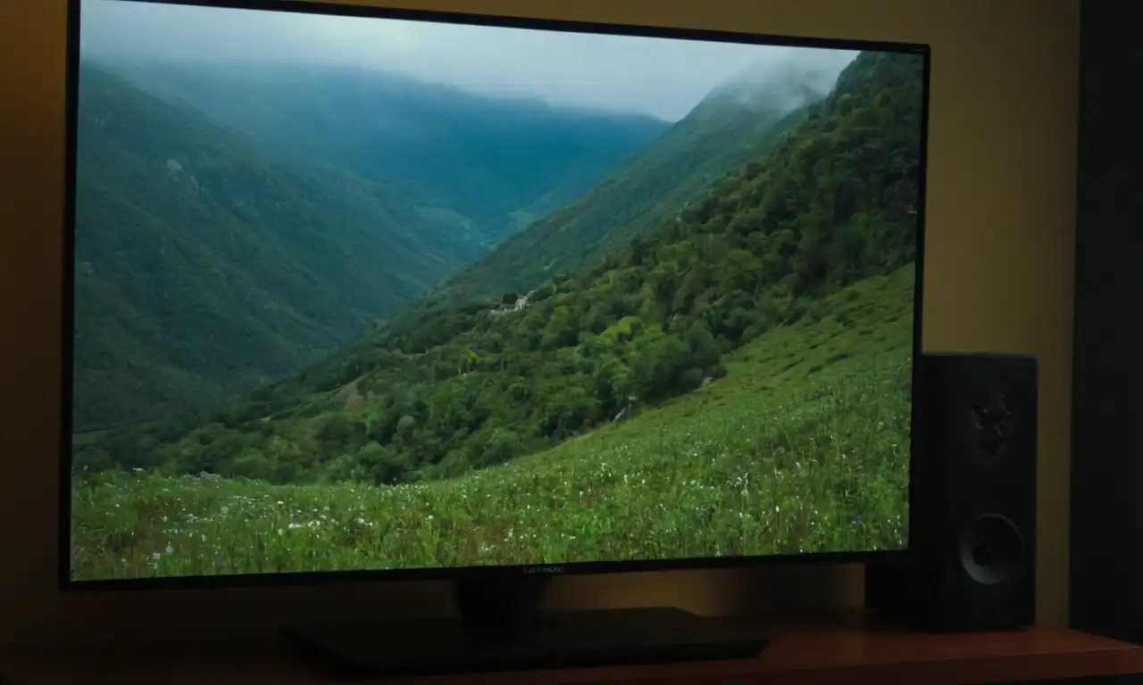 Focos digitalizados sobre una pantalla de computadora