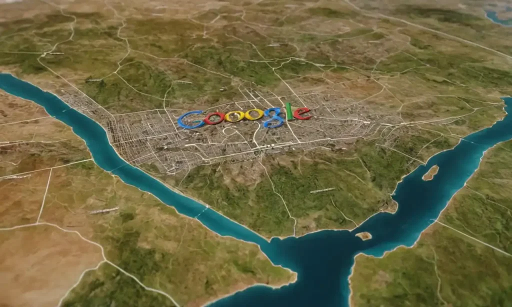 3D Mapa de Google con marcadores de localización