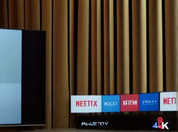 A person streaming on a smart TV with a puzzled expression