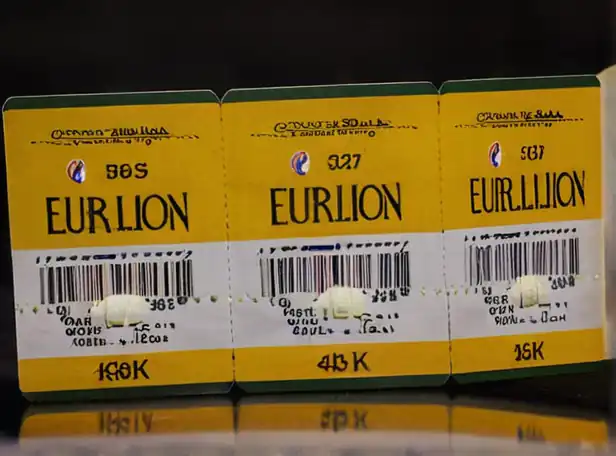 Euromillón tickets and balls with increasing numbers