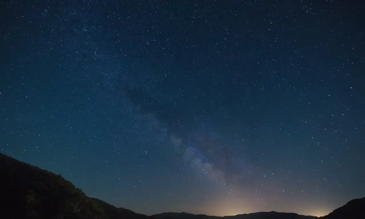 Estrellas brillantes en un cielo claro