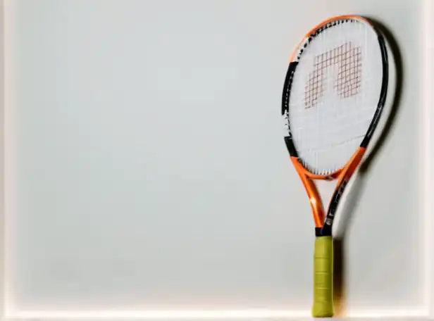 Fresh white tennis rackets against a clean background with subtle highlights