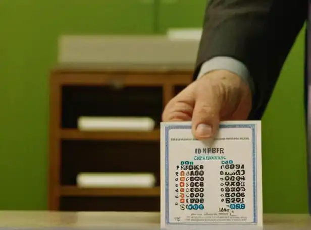 Winning lottery numbers being printed by a government official in an office