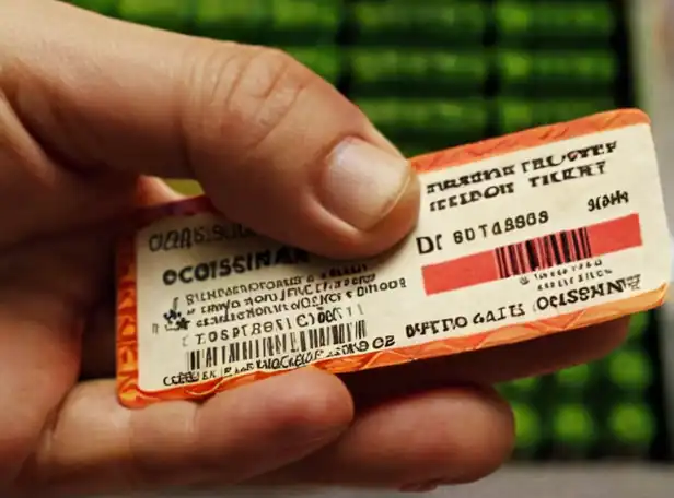 A person holding a lottery ticket with multiple administrations in the background