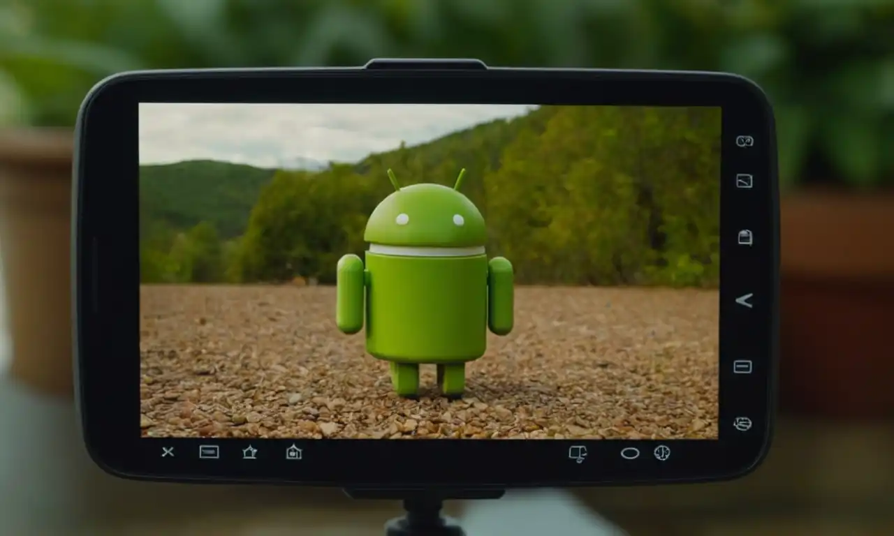 Android y computadora con una transferencia en curso
