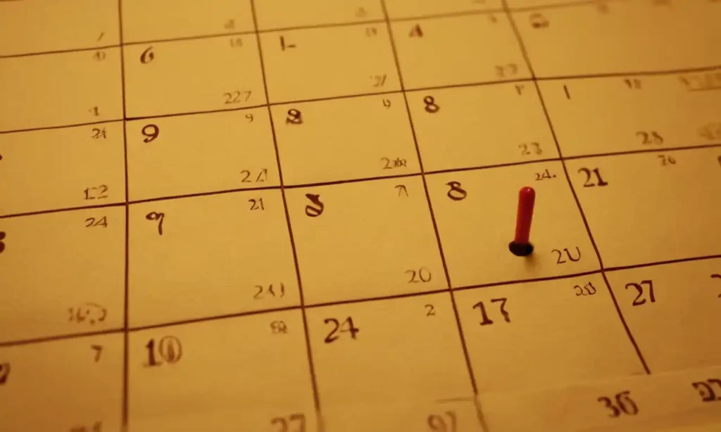 Icono de un calendario griego con flechas apuntando al día 7 de enero