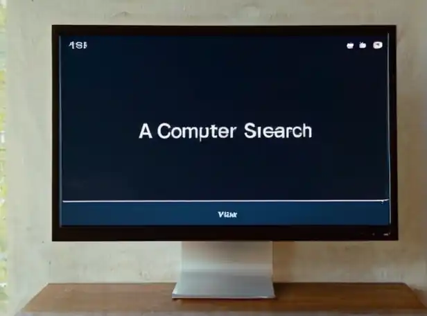 A computer screen with a search bar and a blurred history behind