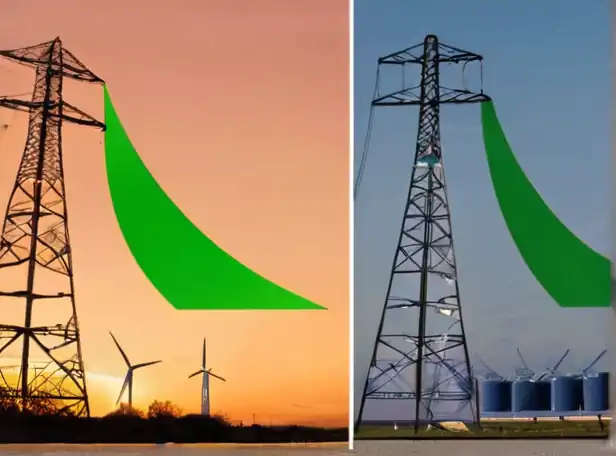 A graph comparing Endesa and Iberdrola electricity prices side by side