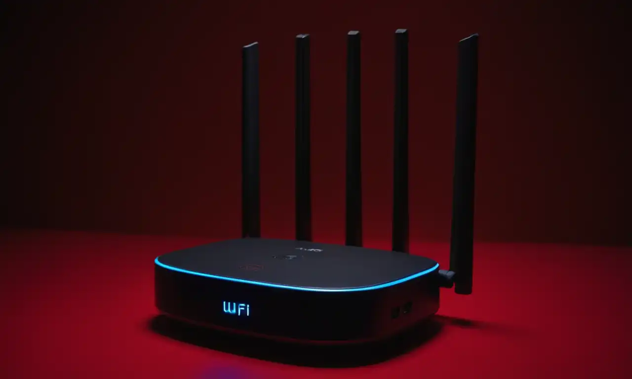 Dispositivo conectado a una red Wi-Fi inalámbrica