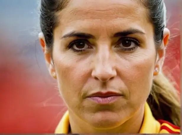 Spanish national women's soccer team coach portrait