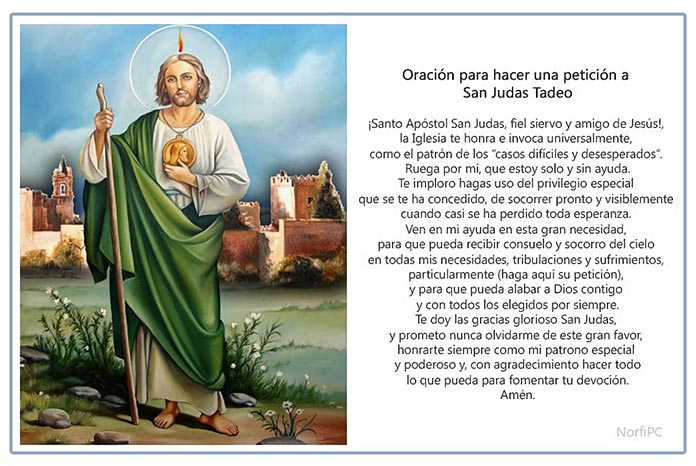 Oraciones a San Judas: Libro de oración a San Judas Tadeo, el patrón de las  causas desesperadas e imposibles. Para la bendición, la protección, el