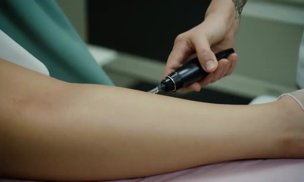 Ink-free tattoo areas