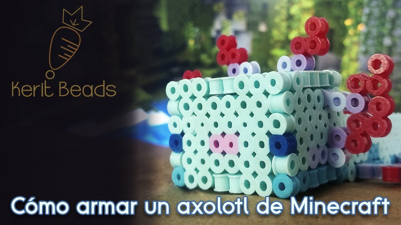 Hama beads ajolote Descubre cómo crear adorables figuras con este